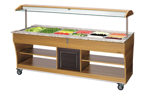 Buffet trolley, cold, 6x 1/1 GN
