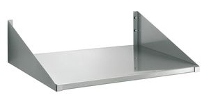 Wall-mounting shelf 520x400mm, SS