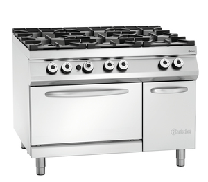 Gas stove, 6BR, gsO 2/1GN, NS