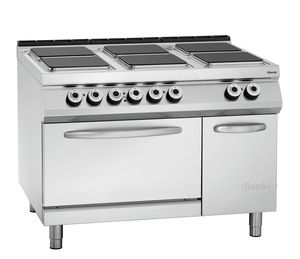 6 plate electrical stove, EBO 2/1GN
