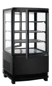 Mini-Kühlvitrine 64L2T schwarz