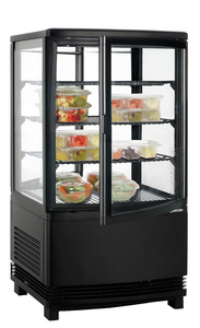 Холодильна вітрина міні 64L2T чорний