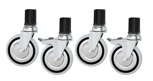 Swivel castors 4A for work tables