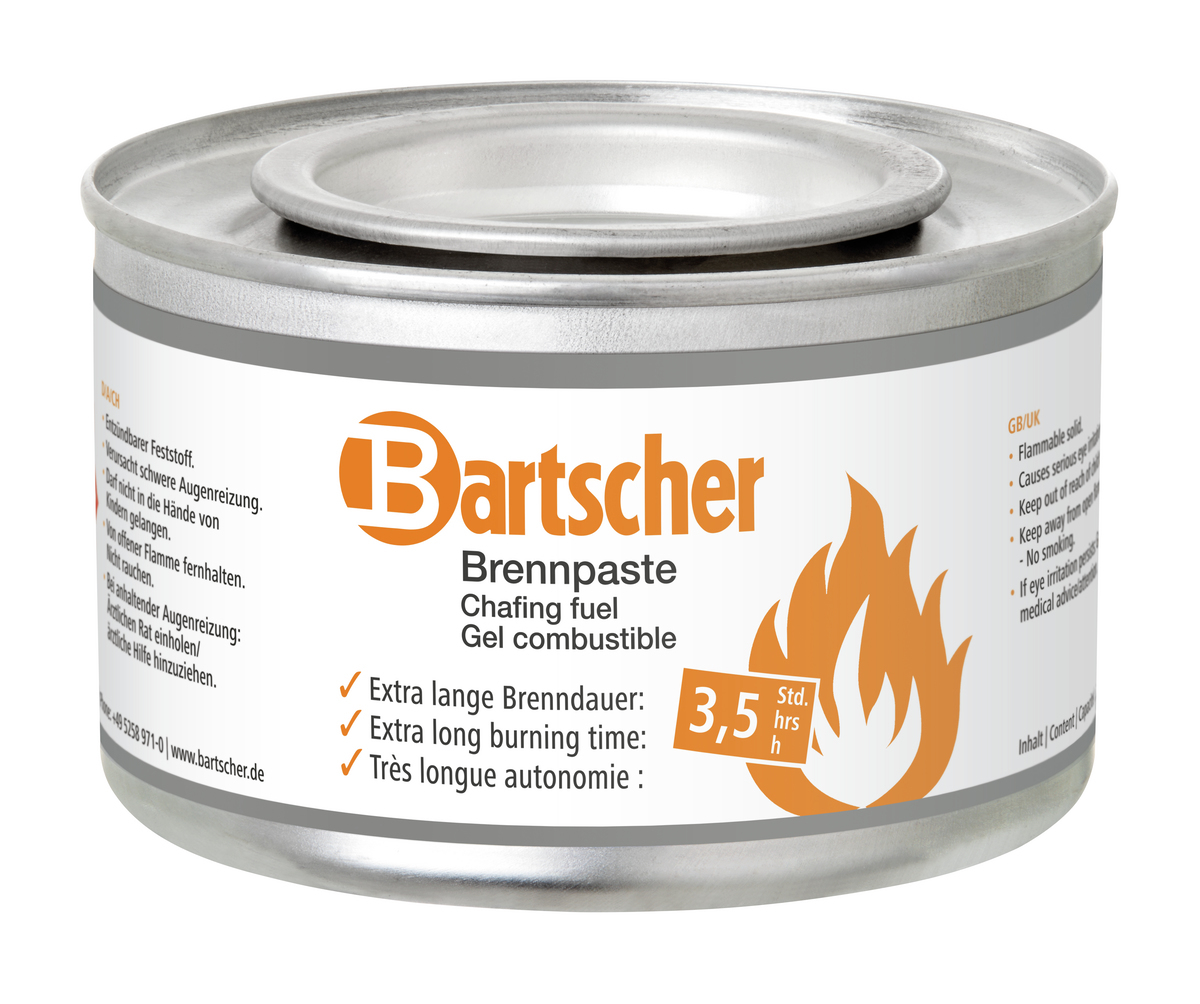 Gel combustible de sécurité pour Chafing dish Bartscher - sceau de