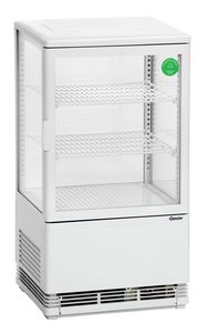 Vitrina refrigeradora 58L, blanca