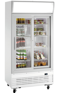 Glass-doored refrigerator 830WB
