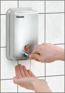 Soap dispenser, wall-mounting,SS,1L
