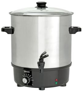 Mulled wine pot, bl.w. canner25L,SS